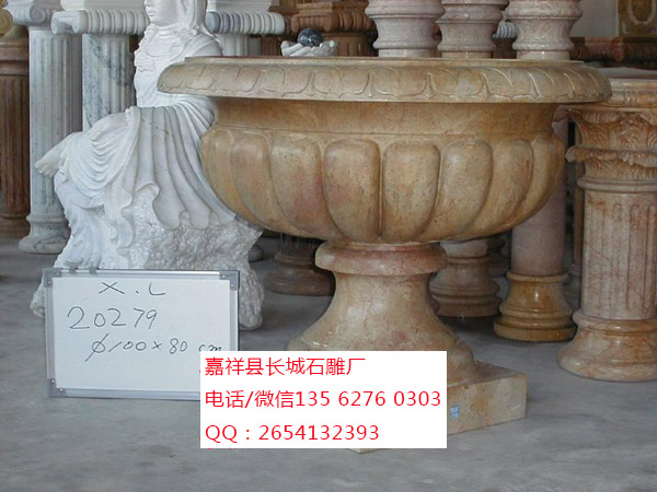 點擊查看詳細信息<br>標題：石雕花缽 閱讀次數(shù)：0